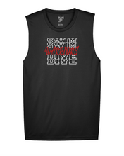 Load image into Gallery viewer, CHS-SD-408-3 - Team 365 Zone Performance Muscle T-Shirt - Warriors Swim &amp; Dive Logo