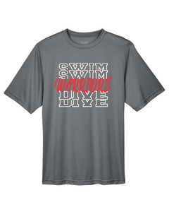 CHS-SD-423-3 - Team 365 Zone Performance Short Sleeve T-Shirt -  Warrior's Swim & Dive Logo