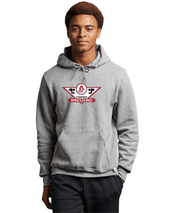 CHS-WRES-301-1 - Russell Athletic Unisex Dri-Power® Hooded Sweatshirt - Cherokee C Wrestling Logo