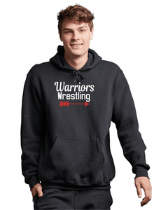 CHS-WRES-301-4 - Russell Athletic Unisex Dri-Power® Hooded Sweatshirt - Warriors Wrestling Logo