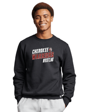 Load image into Gallery viewer, CHS-WRES-302-5 - Russell Athletic Unisex Dri-Power Crewneck Sweatshirt - Cherokee Warriors Logo