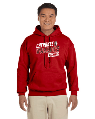 CHS-WRES-306-5 - Gildan-Hoodie - Cherokee Warriors Logo