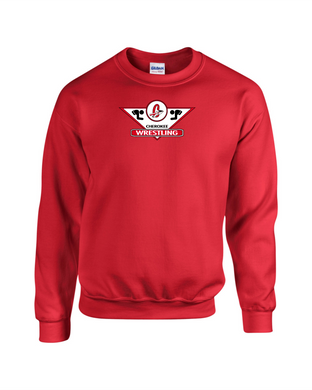 CHS-WRES-307-1 - Gildan Crew Neck Sweatshirt - Cherokee C Wrestling Logo