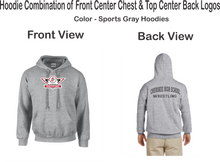 Load image into Gallery viewer, CHS-WRES-308-1-COMBO - Gildan-Hoodie - Cherokee C Wrestling Logo &amp; CHS WRESTLING on the back