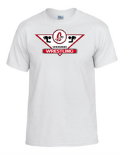 Load image into Gallery viewer, CHS-WRES-515-1- Gildan 50/50 Short Sleeve T-Shirt - Cherokee C Wrestling Logo