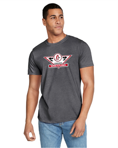 CHS-WRES-521-1 - Gildan Adult Softstyle Short Sleeve T-Shirt - Cherokee C Wrestling Logo