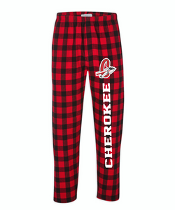 CHS-WRES-721-6 - Boxercraft Ladies' "Haley" Flannel Pant with Pockets - Cherokee C Logo