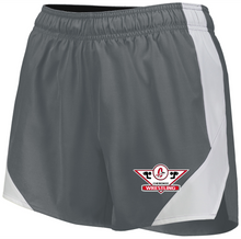 Load image into Gallery viewer, CHS-WRES-728-1 - Holloway Ladies Olympus Shorts (4 Inch Inseam) - Cherokee C Wrestling Logo