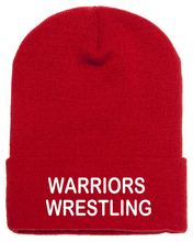 Load image into Gallery viewer, CHS-WRES-915-6 - Yupoong Adult Cuffed Knit Beanie - Warriors Wrestling Logo