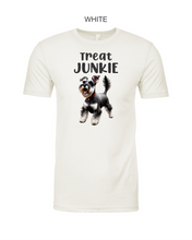 Load image into Gallery viewer, Schnauzer-107 - Next Level CVC Short Sleeve Crew Tee - Treat Junkie Logo