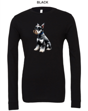 Load image into Gallery viewer, Schnauzer-123 - Gildan Adult Softstyle® Long-Sleeve T-Shirt - Schnauzer Logo