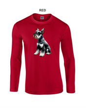 Load image into Gallery viewer, Schnauzer-123 - Gildan Adult Softstyle® Long-Sleeve T-Shirt - Schnauzer Logo