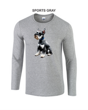 Load image into Gallery viewer, Schnauzer-123 - Gildan Adult Softstyle® Long-Sleeve T-Shirt - Schnauzer Logo