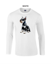 Load image into Gallery viewer, Schnauzer-123 - Gildan Adult Softstyle® Long-Sleeve T-Shirt - Schnauzer Logo