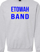 Load image into Gallery viewer, ET-BND-107-2 - Gildan Adult Softstyle® Fleece UNISEX Crew Sweatshirt - Etowah Eagle Band Logo