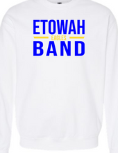 Load image into Gallery viewer, ET-BND-107-2 - Gildan Adult Softstyle® Fleece UNISEX Crew Sweatshirt - Etowah Eagle Band Logo