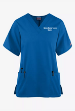 Load image into Gallery viewer, Grace-001 - Cherokee Workwear Collection - Ladies 3 Pocket V-Neck Top