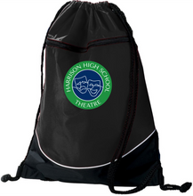 Load image into Gallery viewer, HHS-Theatre-901-1 - Augusta Tri-Color Drawstring Backpack - HHS Theatre Logo