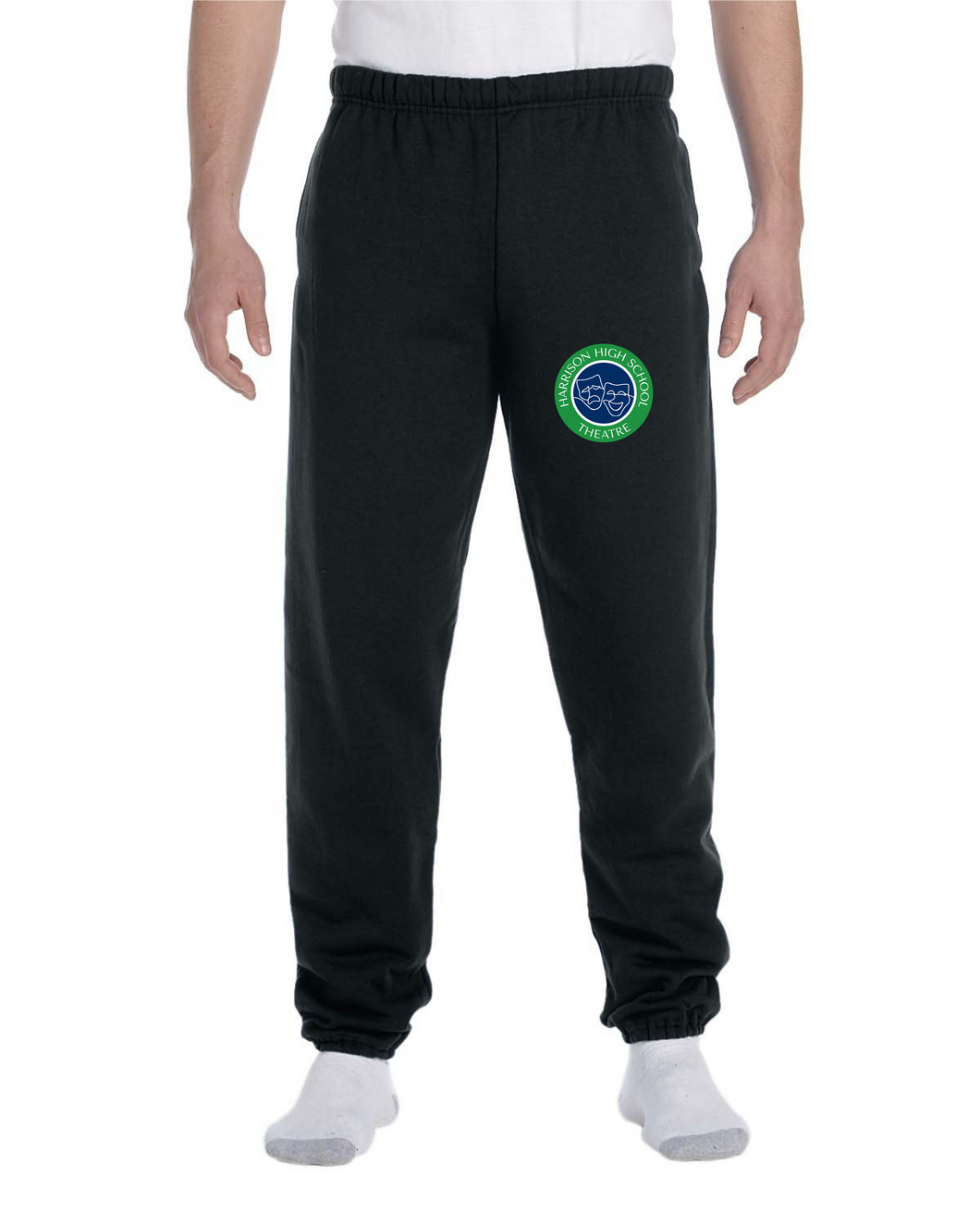 HHS-Theatre-741-1 - Jerzees Adult Super Sweats® NuBlend® Fleece Pocketed Sweatpants - HHS Theatre Logo (Copy)