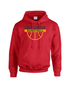 LIB-PTA-306-6 - Gildan-Hoodie - Liberty Elementary Basketball Logo
