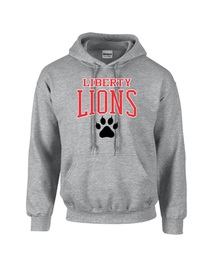 LIB-PTA-306-7 - Gildan-Hoodie - Liberty Lion Paw Logo