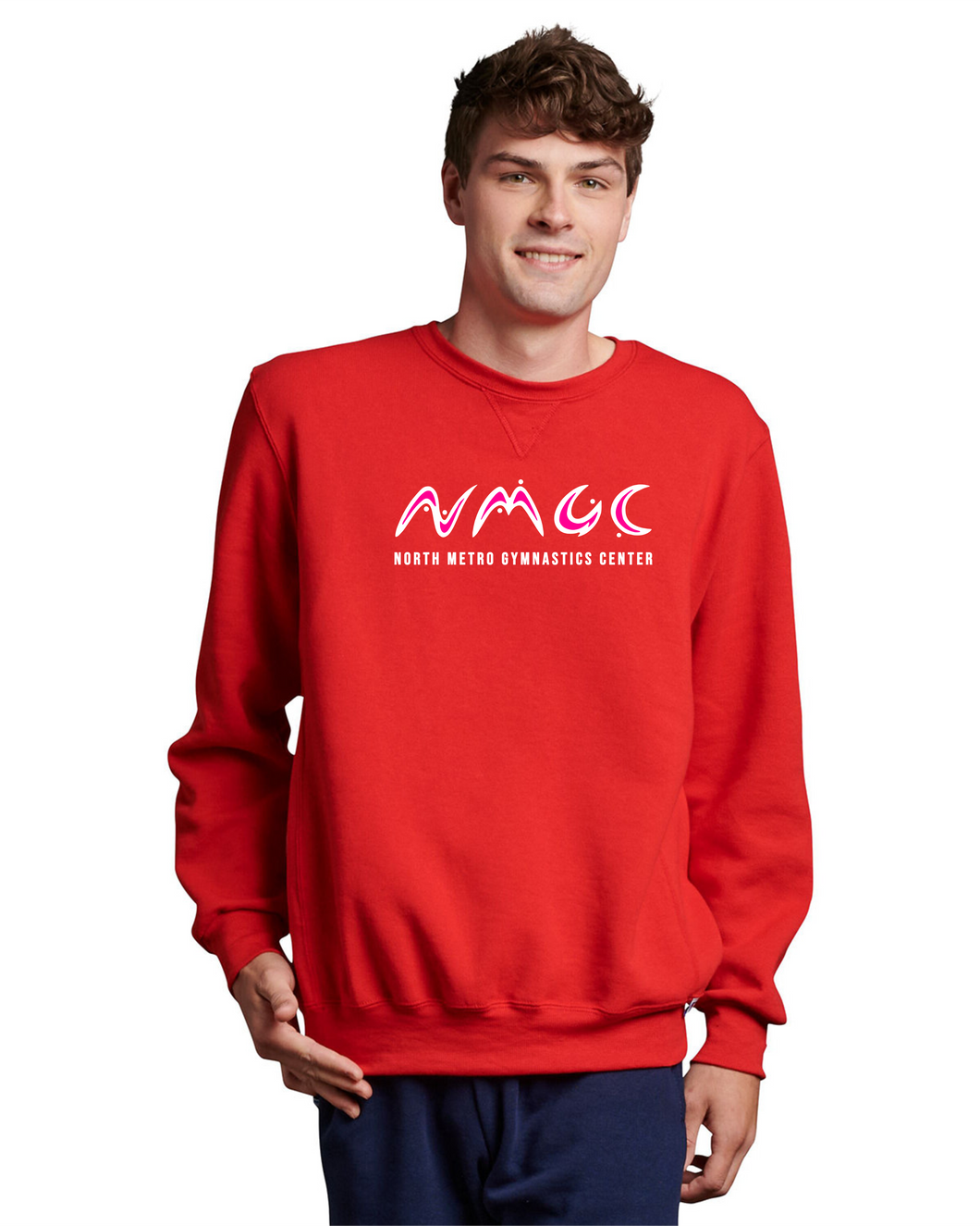 NMGC-302-1 - Russell Athletic Unisex Dri-Power Crewneck Sweatshirt - NMGC Main Logo