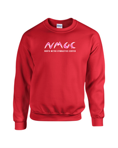 NM-307-1 - Gildan 8 oz., 50/50 Fleece Crew Sweatshirt - NMGC Main Logo