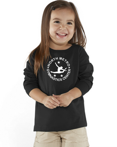 NMGC-256-6 - Rabbit Skins Toddler Long-Sleeve Fine Jersey T-Shirt - NMGC Female Logo