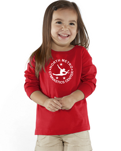NMGC-256-6 - Rabbit Skins Toddler Long-Sleeve Fine Jersey T-Shirt - NMGC Female Logo