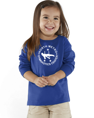 NMGC-256-7 - Rabbit Skins Toddler Long-Sleeve Fine Jersey T-Shirt - NMGC Male Logo
