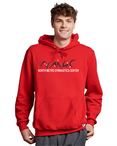 NMGC-301-1 - Russell Athletic Unisex Dri-Power® Hooded Sweatshirt - NMGC Main Logo