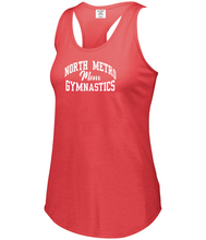 Load image into Gallery viewer, NMGC-512-11 - Augusta Ladies Lux Tri-Blend Tank - North Metro Gymnastics Mom Logo