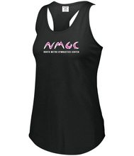 Load image into Gallery viewer, NMGC-512-1 - Augusta Ladies Lux Tri-Blend Tank - North Metro Gymnastics Main Logo
