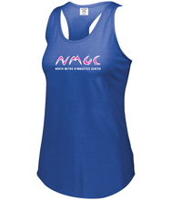 Load image into Gallery viewer, NMGC-512-1 - Augusta Ladies Lux Tri-Blend Tank - North Metro Gymnastics Main Logo
