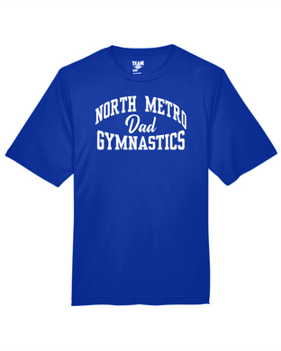 NMGC-623-12- Team 365 Zone Performance Short Sleeve T-Shirt - North Metro Gymnastics Dad Logo