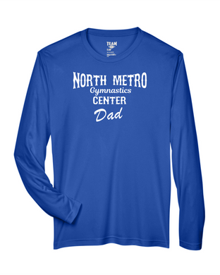 NMGC-624-3 - Team 365 Zone Performance Long-Sleeve T-Shirt - NMGC Dad Logo