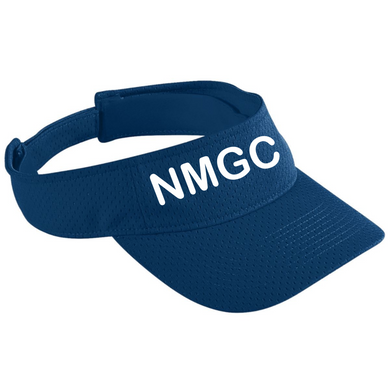 NMGC-911-10 - Augusta Athletic Mesh Visor - NMGC Hat Logo