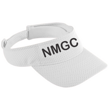 Load image into Gallery viewer, NMGC-911-10 - Augusta Athletic Mesh Visor - NMGC Hat Logo