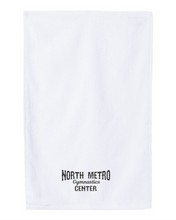 Load image into Gallery viewer, NMGC-931-1 - Hemmed Hand Towel - Q-Tees - NMGC Main Logo