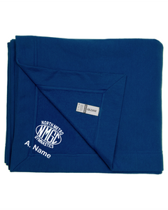 NMGC-941-4 - Gildan Heavy Blend Fleece Stadium Blanket - NMGC Eclipse Logo & Personalized Name