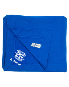 NMGC-941-4 - Gildan Heavy Blend Fleece Stadium Blanket - NMGC Eclipse Logo & Personalized Name