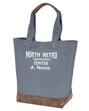 Load image into Gallery viewer, NMGC-945-4 - Authentic Pigment Canvas Resort Tote - NMGC Main Logo &amp; Personalized Name