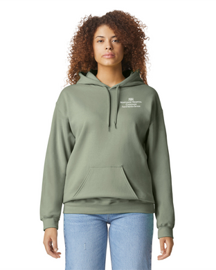 Northside-305-1 - Gildan Adult Softstyle® Fleece Pullover Hooded Sweatshirt - Northside Hospital Food & Nutrition Services Logo