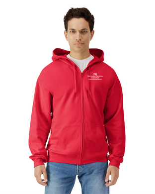 Northside-316-1 - Gildan Unisex Softstyle Fleece Full Zip Hooded Sweatshirt - Northside Hospital Food & Nutrition Service Logo