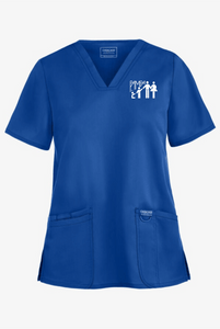 Pampa-003 - Cherokee Workwear Revolution Women's 3-Pocket STRETCH V-Neck Scrub Top