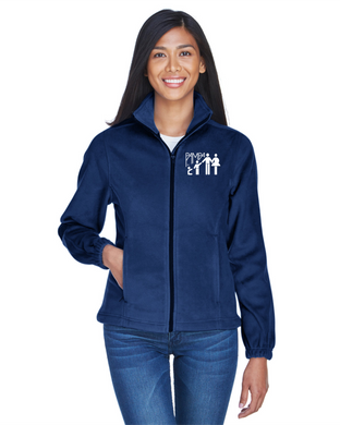 Pampa-Admin-109 - UltraClub Iceberg Fleece Full-Zip Jacket - Pampa Pediatrics Logo