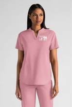 Load image into Gallery viewer, Pampa-Emp-027 - Butter-Soft STRETCH FLXTEK Women&#39;s 2-Pocket Oversized Henley Scrub Top