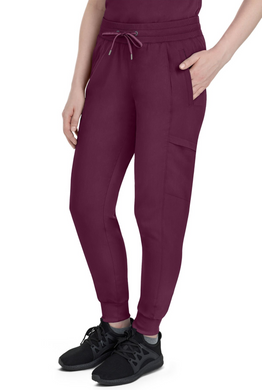 Pampa-Emp-032 - Healing Hands Purple Label Women's 6-Pocket STRETCH Flare Leg Drawstring Scrub Pants