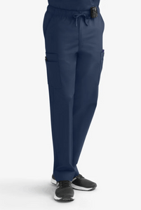Pampa-Emp-056 - Butter-Soft STRETCH Men's 9-Pocket Zip Front Cargo Straight Leg Scrub Pants