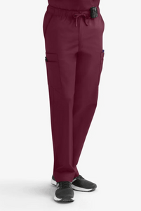 Pampa-Emp-056 - Butter-Soft STRETCH Men's 9-Pocket Zip Front Cargo Straight Leg Scrub Pants